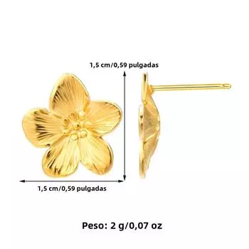 D&Z Kpop Женские серьги в романтическом стиле из нержавеющей стали в форме цветка, модная бижутерия, простота, подарок для девушек