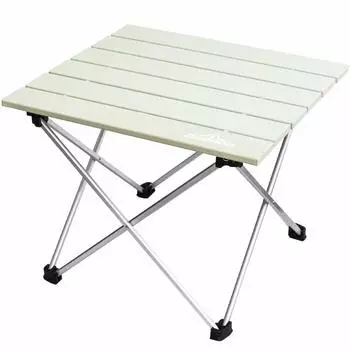 DABADA Aluminum Table Outdoor Table Camping Table Leisure Folding (Ivory) слоновая кость