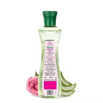 Dabur Gulabari Premium Rose Water с алоэ вера - 400 мл | Увлажнение кожи до 8 часов | Очищает, тонизирует и увлажняет кожу | Для всех типов кожи