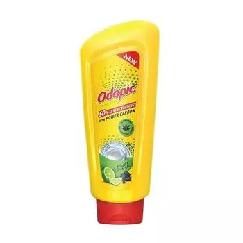Dabur Крем для мытья посуды Odopic с древесным углем - 750 мл (Жидкий гель)|Очиститель для кухонных принадлежностей|Со свежим ароматом|Мощный очиститель жира|Удаляет самые стойкие пятна