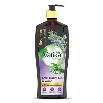 Dabur Шампунь против выпадения волос Vatika Rosemary & Seaweed - 640 мл | Уменьшает выпадение волос | Стимулирует рост и густоту волос | Создано совместно с дерматологом