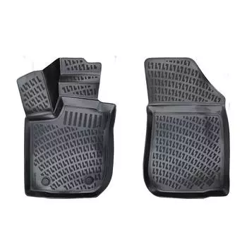 Дачия Логан Панельный фургон (2004-2012 гг.) Высококачественные и прочные резиновые автомобильные коврики — без запаха, нескользящие, долговечные.