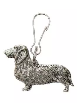 Dachshund Made in England Art Dog Zip Pull Collection (Wire)