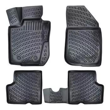 Dacia Duster - 4x4 (2009-2017) High-Quality and Durable Rubber Car Floor Mats - Odorless, Non-Slip, Long-Lasting