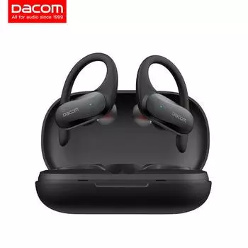 DACOM ATHLETE TWS Bluetooth наушники Bass True Беспроводные стереонаушники Спортивные наушники с ушным крючком для Android IOS Водонепроницаемые