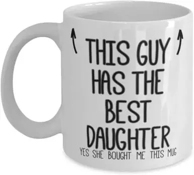 Dad Father S Day Favorite Ceramic Coffee Mug Daughter Teacup Father In Law 301-400ml