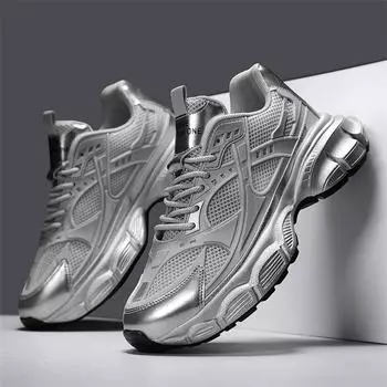 Dad shoes men s casual summer dad shoes platform ins breathable sneakers trendy shoes student height-increasing shoes 39