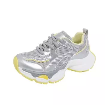 Dad Shoes New Trend Versatile Super Fire Korean Edition Thick-soled Enhanced Mesh Breathable Student Couple 45