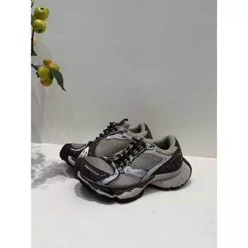 Dad shoes stapler new male and female couples casual shoes contrasting colors fried street versatile sports style 35 кофейный