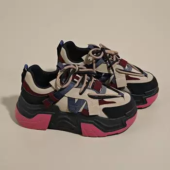 Dad shoes women s 2024 autumn new shoes women s versatile Korean version thick-soled heightening sports shoes casual trendy shoes 5959 35