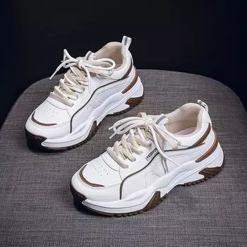 Dad shoes women s 2024 autumn new breathable shoes children s Korean version versatile thick-soled heightening casual sports shoes A28 35