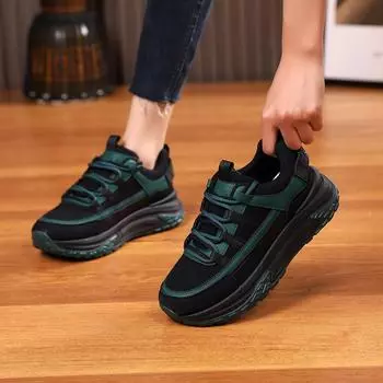 Обувь для папы женская новая осенняя обувь на толстой подошве, спортивная женская обувь с мягкой подошвой, MZK 35
