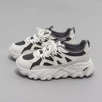 Dad shoes women s spring and summer new thick-soled heightening versatile sports shoes trendy casual shoes 7787 35