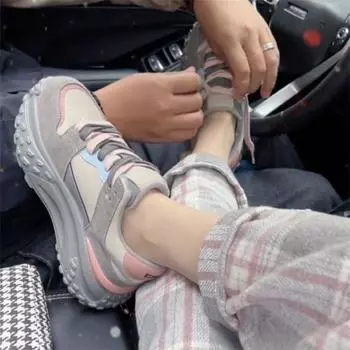 Обувь для папы, женская, универсальная, новая, весна-осень-зима, белая, спортивная, повседневная, на плоской подошве, белая, женская обувь 35 чёрный