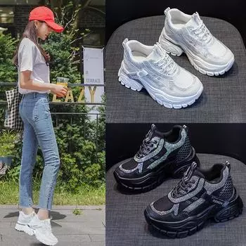 Обувь Daddy Shoes Four Seasons Женская дышащая повседневная обувь 34 чёрный