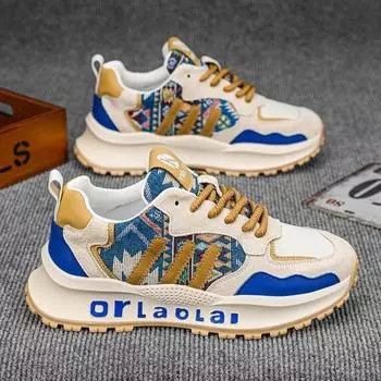 Daddy shoes men s spring and summer men s shoes versatile sports casual shoes fashion daily platform wear Daddy shoes 39 чёрный