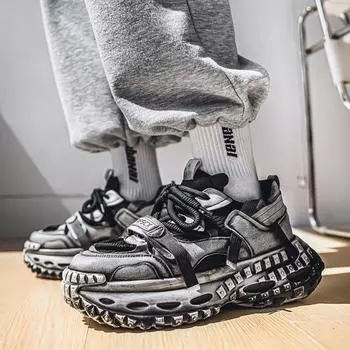 Daddy shoes men s spring and summer new thick-soled heightening sports shoes teenagers do old trend casual shoes men s shoes 39