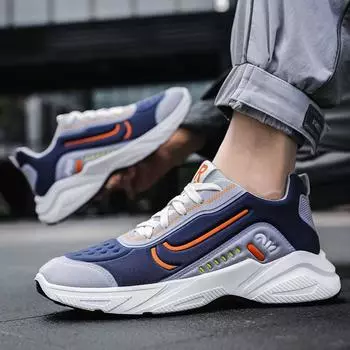 Daddy Shoes Мужская обувь Ins Tide 2024 Новая обувь Мужская осенняя спортивная обувь Дышащая повседневная мужская обувь 39 бежевый