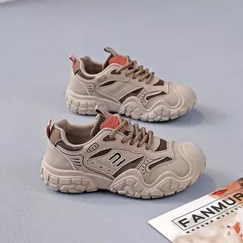 Daddy shoes женские осенние новые кроссовки для бега durian кроссовки для походов повседневная женская обувь KT 35 бежевый