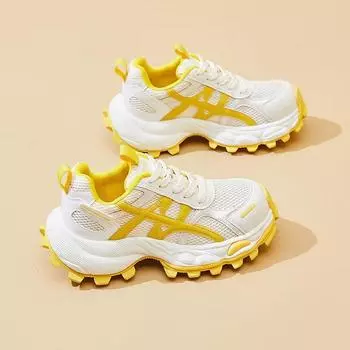 Daddy shoes women s tide summer new fashion trend platform sports shoes 35 жёлтый