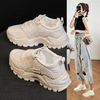 Daddy Shoes, женская обувь, трендовая весенняя новая спортивная повседневная обувь на толстой подошве, женская обувь 36