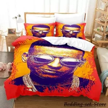 Daddy Yankee Bedding Set Single Twin Full Queen King Size Bed Set Aldult Kid Bedroom Duvetcover Sets Anime parure de lit Bed 70x133cm 2pcs