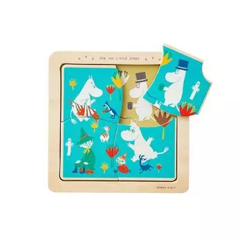 DADWAY MOOMIN BABY Moomin Baby First Puzzle 4 TYMB017980000 Pieces/Moomin