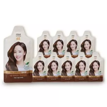Daeng Gi Meori More Comfortable Шампунь Тип Краситель 30г Нет. 4 Натурально-коричневый, 10 шт.