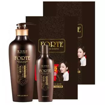 Daenggi Meori Forte Prestige Oriental Medicine Шампунь против выпадения волос 2 шт., 645 мл, 2 набора