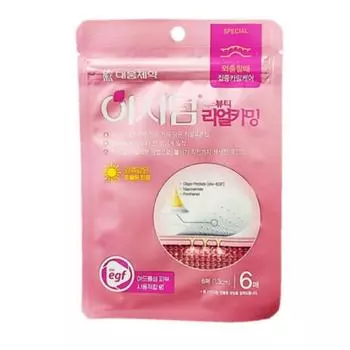 Daewoong Pharmaceutical Easyderm Band Beauty Real Calming 6 листов, 1 упаковка