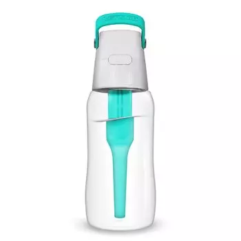 Dafi Бутылка для очистки воды SOLID Портативный очиститель воды бутылочного типа Бутылка для воды с 1 картриджем Японский изумруд [Подлинный продукт] (500мл,