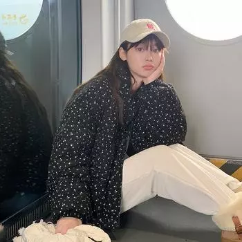 DAFIFY Женская мода Повседневные Осенне-зимние Однотонные с принтом Куртки и Пальто Пуховики S