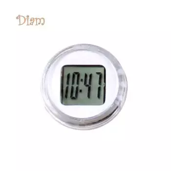 DAG водонепроницаемый мини-мотоцикл велосипед липкий цифровой дисплей часы офисный декор One Size чёрный