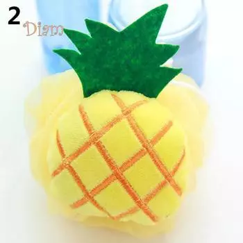 daggyanas Hut Soft Fruit Shape Bath Puff Душевая губка Пена для тела Bubble Net Ball Скраб для тела Watermelon