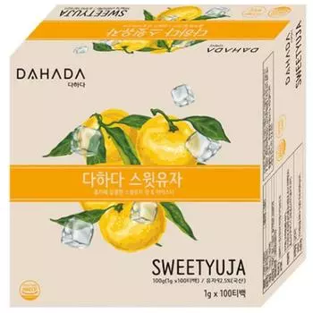 DAHADA Сладкий чай с цитроном в пакетиках (100 шт.)