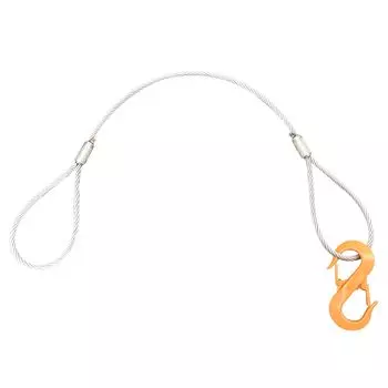 Daido Hunt двойной крюковой замок проволочный строп x проволока x двойной крюковой строп 10195678 [JIS6 24] (9мм 2м) + (0,5т) Проволока/Трос/Крюк (дайдохант)