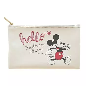 Daigo Disney Pencil Case Flat Pencil Case with Pocket Mickey N1716
