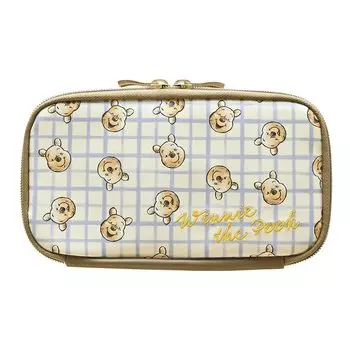 Daigo Disney Pencil Case Multi Pen Case with Pocket Winnie the Pooh Blue N1715