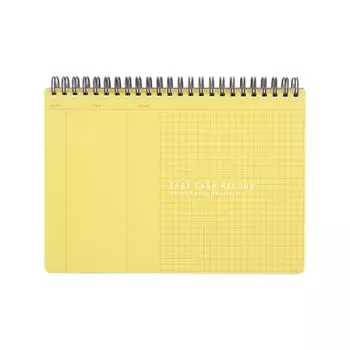 Daigo Простая книга учета денежных средств A5 Желтая Покупка J2175 [Оптовый набор из 2 штук]
