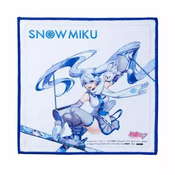 Daihatsu Hatsune Miku Snow Miku впитывающее воду полотенце носовой платок автомобильный зимний лыжный синий 250250 мм