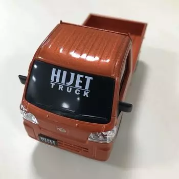 DAIHATSU HIJET TRUCK Pullback Mini Car Tonico Orange Metallic 1/32