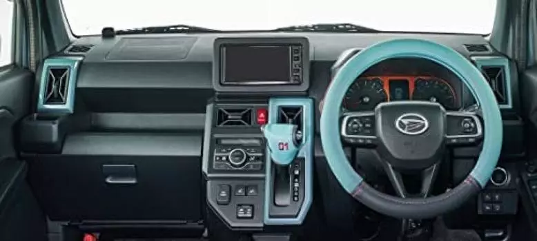 Daihatsu TAFT Hatsune Miku Edition HATSUNE MIKU Панель регистра и панель безеля (Издание ТАФТ) (левый правый)/Сдвиг синий