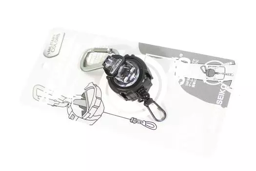 Daiichi #32151 Карабин с клипсой на катушке для микрочехла, черный (1516)