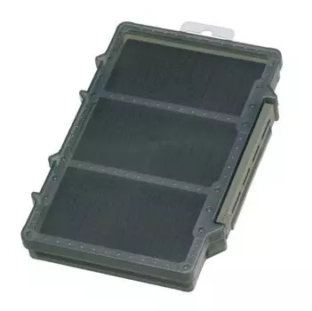 Daiichi #33248 MC Case #195S Пенопластовая коробка с прорезями 195 x 114 x 20 мм, зеленый (2499) N/A зелёный