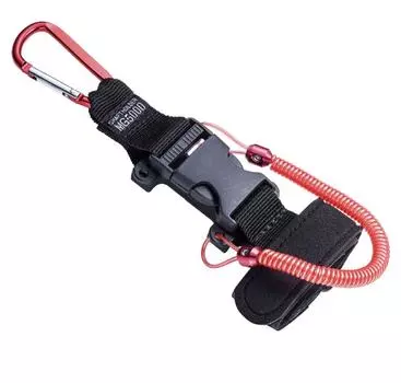 Daiichi #33260 Карабин страховочный трос MG 5000 Магнитная система 5 кг Красный (2604)