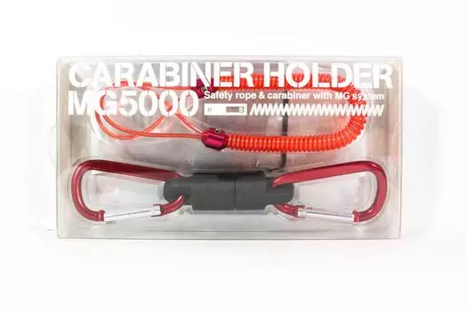 Daiichi #33268 Карабин страховочный трос MG 5000 Магнитная система 5 кг Красный (2680)