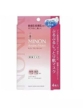 Daiichi Sankyo Healthcare Minon Amino Moist Purupuru Moist Skin Mask 22mL x 4 pieces