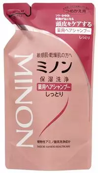 Daiichi Sankyo Healthcare Minon Лечебный шампунь для волос 380 мл (пополнение)