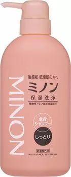 Daiichi Sankyo Healthcare MINON Whole Body Moist 450 мл Шампунь, Тип, [Квази-лекарственное средство]