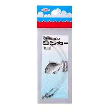 Daiichi Seiko Fishing Weight Cushion Sinker No. 0.5 22074 Silver